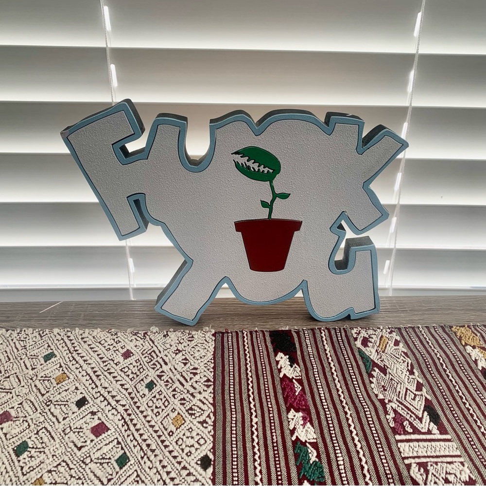 Wooden F* You Sign